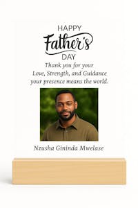 Personalized Father’s Day Plaque – A Tribute to Dad