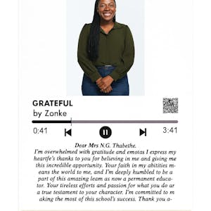 Personalized 2-in-1 Music Plaque – Soundtrack & Sentiment in One