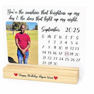 Personalized Birthday Calendar Plaque – A Day Worth Celebrating