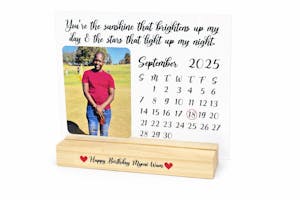 Personalized Birthday Calendar Plaque – A Day Worth Celebrating