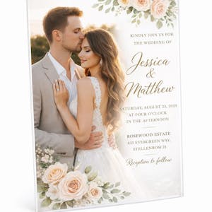 Acrylic Transparent Invitation