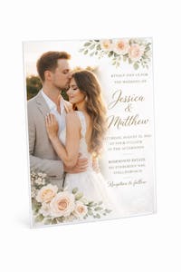 Acrylic Transparent Invitation