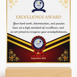 Personalized Award Plaque – Recognize Excellence with Distinction