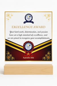 Personalized Award Plaque – Recognize Excellence with Distinction