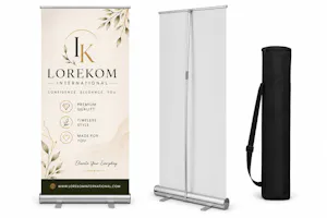Indoor Pull-Up Banner (Economy Stand)