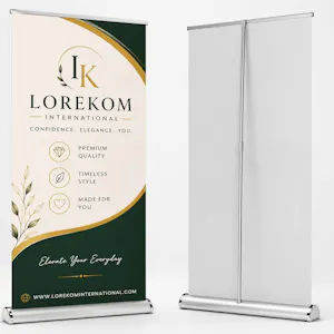 Indoor & Outdoor Pull-Up Banner (Executive Stand)