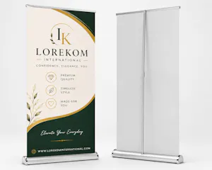 Indoor & Outdoor Pull-Up Banner (Executive Stand)